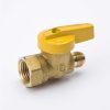 Valves, Fittings & Connectors ProLine Series Gas Valves | Brass 9/16 - 24-In Fine Fl X 1/2-In Fip 1-Pc Body Gas Valve