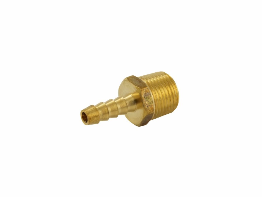 Valves, Fittings & Connectors ProLine Series Brass Barbed Fittings | Brass 1/4-In Barb X 3/8-In Mip Male Adapter