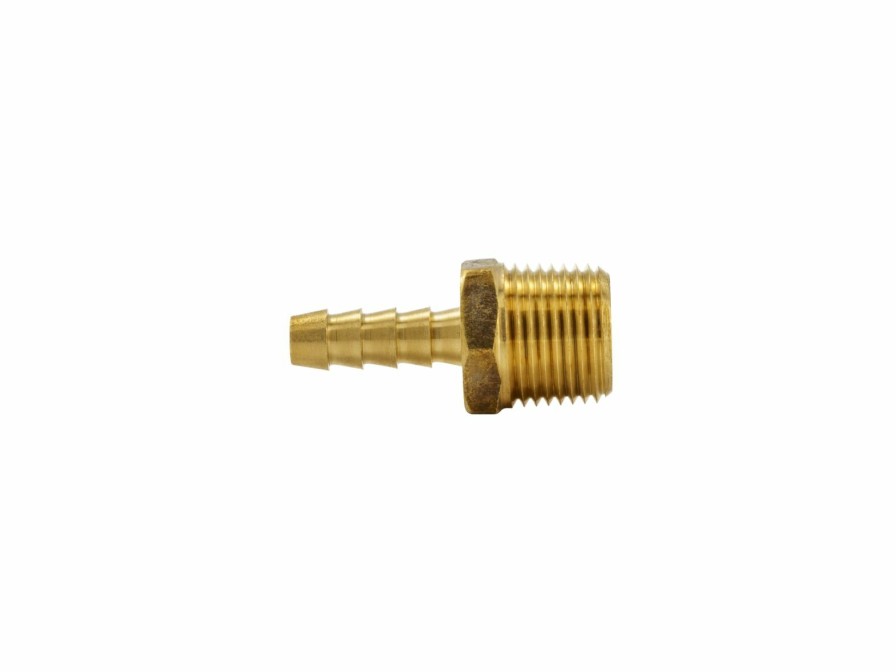 Valves, Fittings & Connectors ProLine Series Brass Barbed Fittings | Brass 1/4-In Barb X 3/8-In Mip Male Adapter