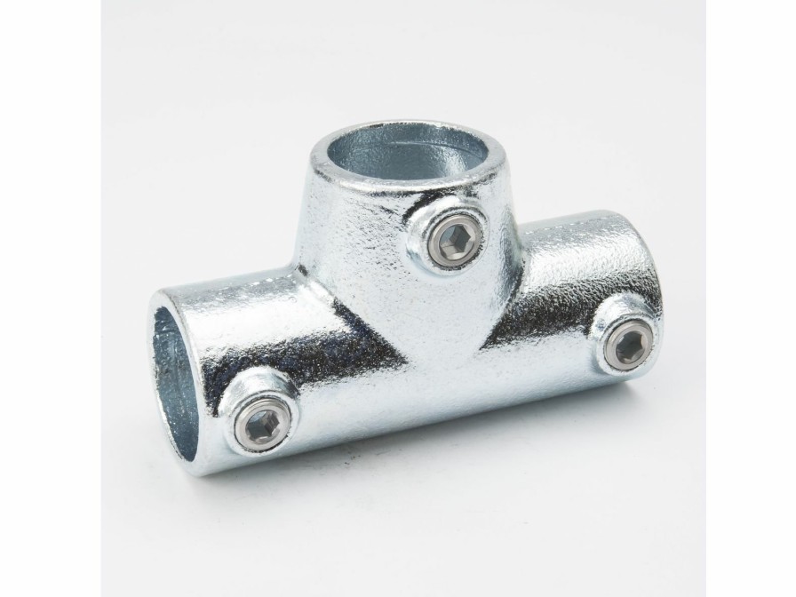 Structural Fittings & Pipe SteelTek Tees | Galvanized 1-1/4-In Single Long Tee