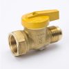 Valves, Fittings & Connectors ProLine Series Gas Valves | Brass 1/2-In Fl X 1/2-In Fip 1-Pc Body Gas Valve