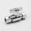 Valves, Fittings & Connectors ProLine Series Straight Stops | Chrome Plated Brass 3/8-In Comp X 3/8-In Comp Straight Stop