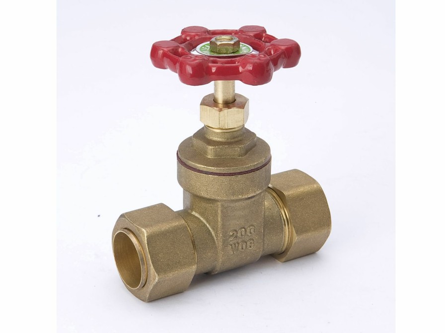 Valves, Fittings & Connectors ProLine Series Plumbing Valves | Brass 3/4-In Comp X 3/4-In Comp Compact Pattern Gate Valve - Lead-Free