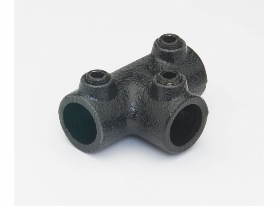 Structural Fittings & Pipe SteelTek Tees | Black 3/8-In Three Socket Tee