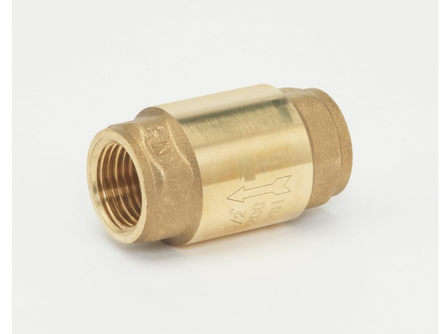 Valves, Fittings & Connectors ProLine Series Plumbing Valves | Brass 3/4-In Fip X 3/4-In Fip In-Line Check Valve - Lead-Free