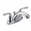 Bath & Kitchen Products B&K Lavatory | Two Metal Lever Handle W/ Pop-Up - Round Base - Chrome