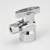 Valves, Fittings & Connectors ProLine Series Angle Stops | Chrome Plated Brass 1/2-In Fip X 1/4-In Comp Angle Stop