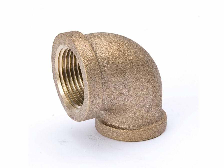 Piping Systems Southland Fittings | 1/2-In X 3/8-In Fip Red Brass 90° Reducing Elbow