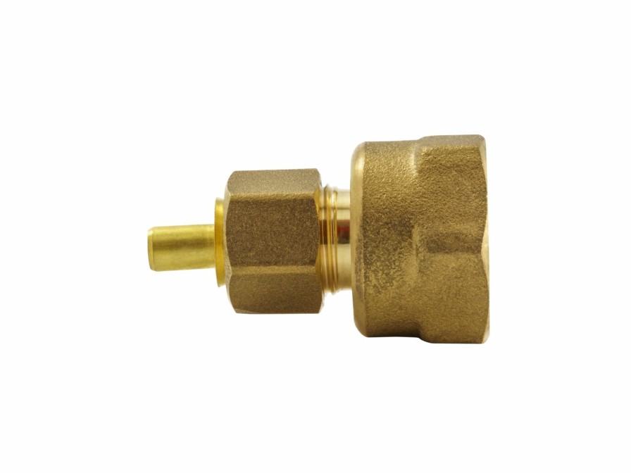 Valves, Fittings & Connectors ProLine Series Compression Fittings | Brass 3/8-In Comp X 1/2-In Fip Coupling