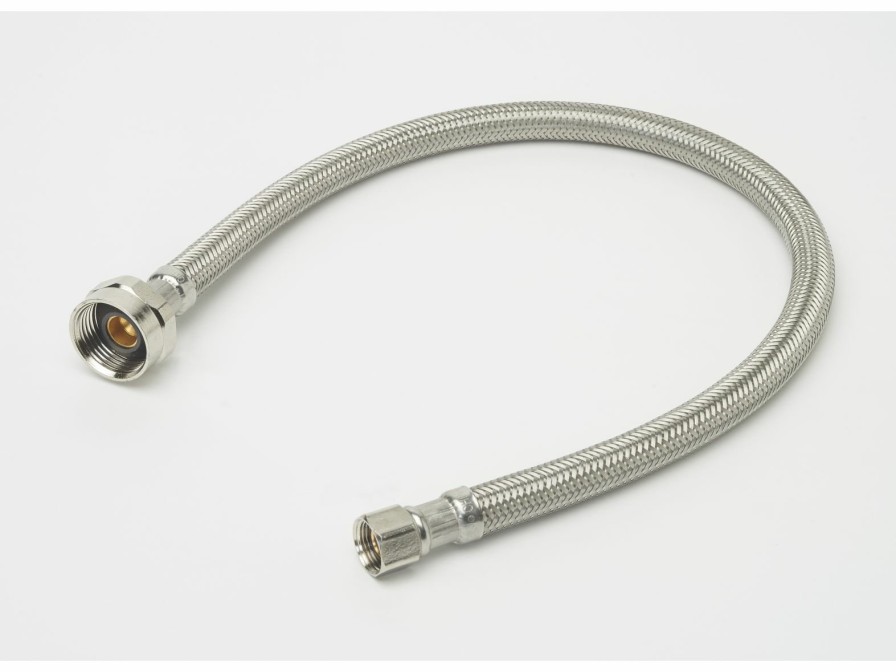 Valves, Fittings & Connectors ProLine Series Toilet Connectors | 3/8-In Comp X 7/8-In Metal Bc X 20-In Braided Stainless Steel Toilet Supply Supply Line