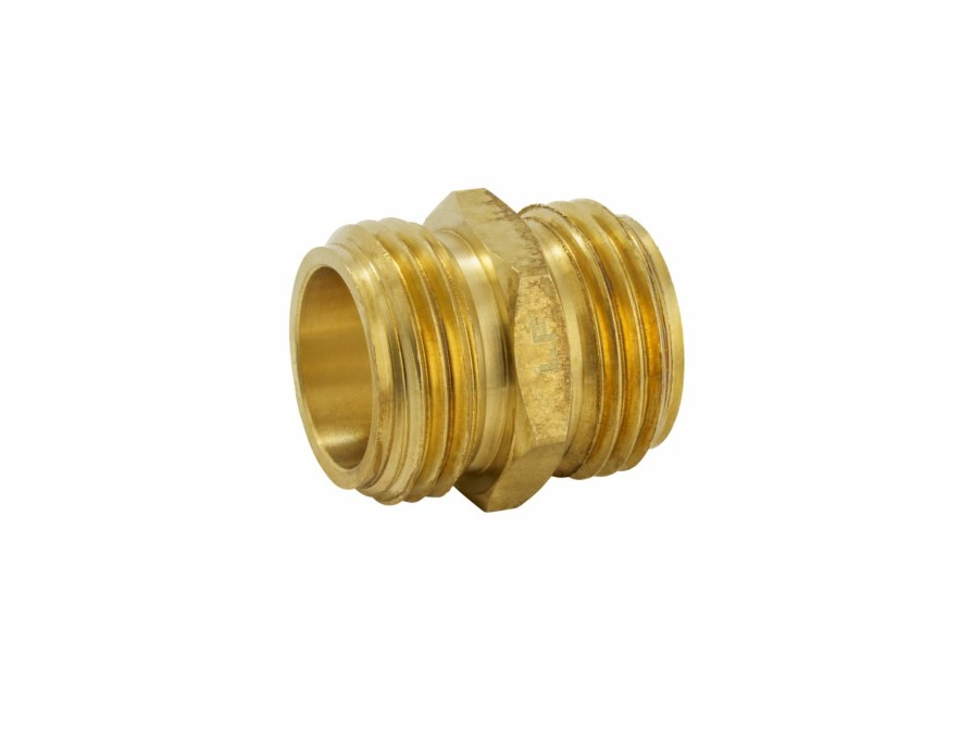 Valves, Fittings & Connectors ProLine Series Garden Hose Fittings | Brass 3/4-In Mht X 3/4-In Mht Adapter