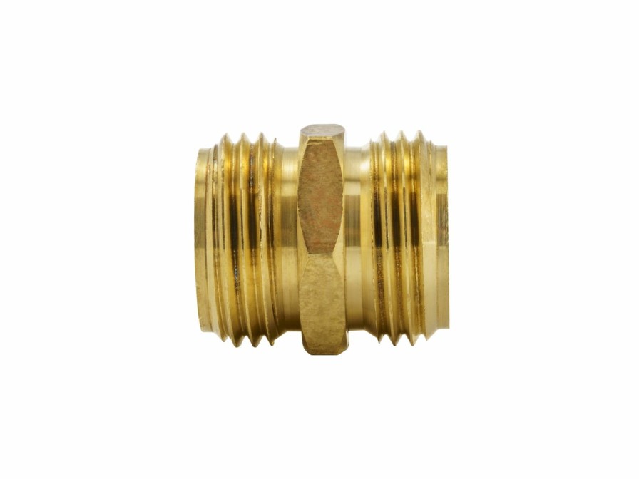 Valves, Fittings & Connectors ProLine Series Garden Hose Fittings | Brass 3/4-In Mht X 3/4-In Mht Adapter