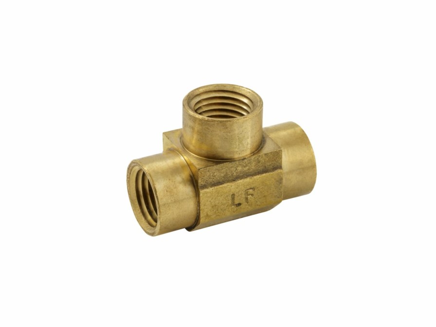 Valves, Fittings & Connectors ProLine Series Brass Fittings & Nipples | Brass 1/4-In Fip X 1/4-In Fip X 1/4-In Fip Tee