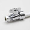 Valves, Fittings & Connectors ProLine Series Straight Stops | Chrome Plated Brass 1/2-In Fip X 3/8-In Comp Straight Stop