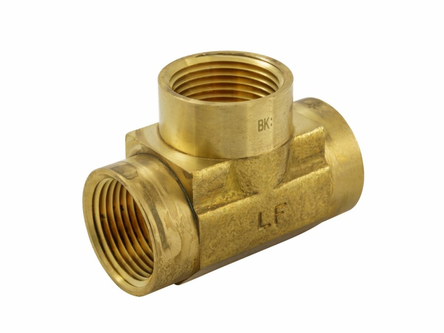 Valves, Fittings & Connectors ProLine Series Brass Fittings & Nipples | Brass 3/4-In Fip X 3/4-In Fip X 3/4-In Fip Tee