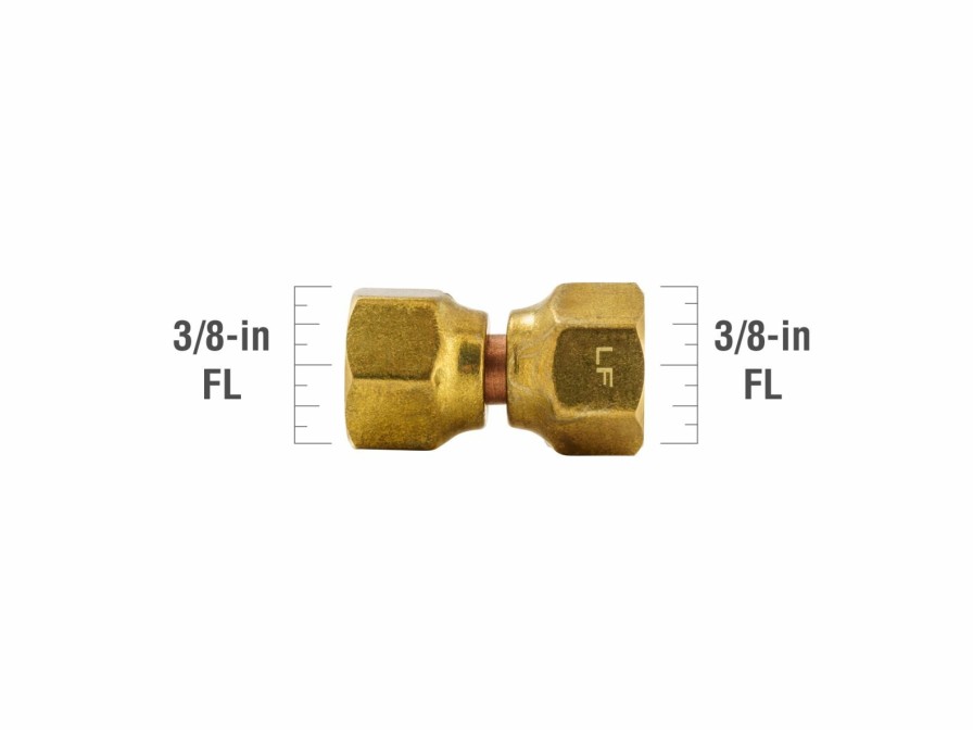 Valves, Fittings & Connectors ProLine Series Flare Fittings | Brass 3/8-In Fl Swivel Adapter