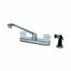 Bath & Kitchen Products B&K Kitchen | Two Acrylic Handle W/Spray - Chrome (Clamshell)