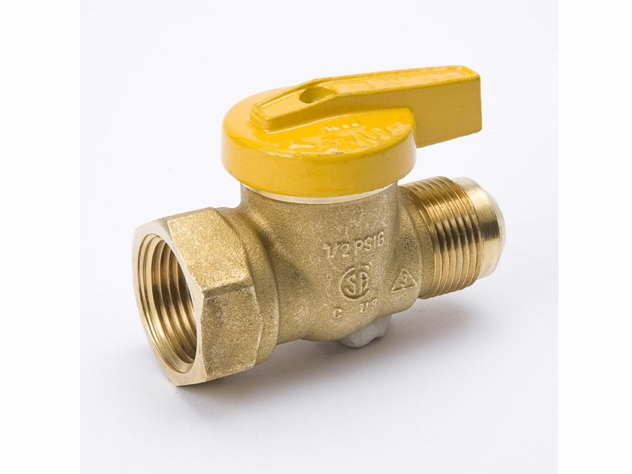 Valves, Fittings & Connectors ProLine Series Gas Valves | Brass 15/16-In Fl X 3/4-In Fip 1-Pc Body Gas Valve