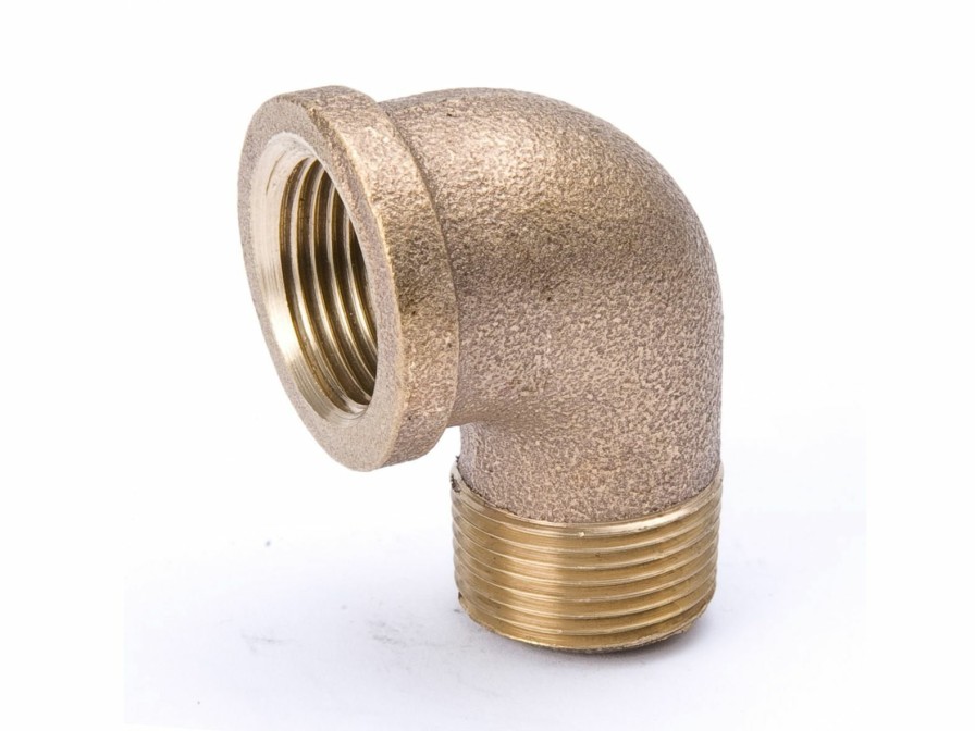 Piping Systems Southland Fittings | 1/2-In Fip X Mip Red Brass 90° Street Elbow