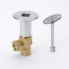 Valves, Fittings & Connectors ProLine Series Gas Valves | Chrome Plated Brass 1/2-In Fip X 1/2-In Fip Angle Log Lighter Valve