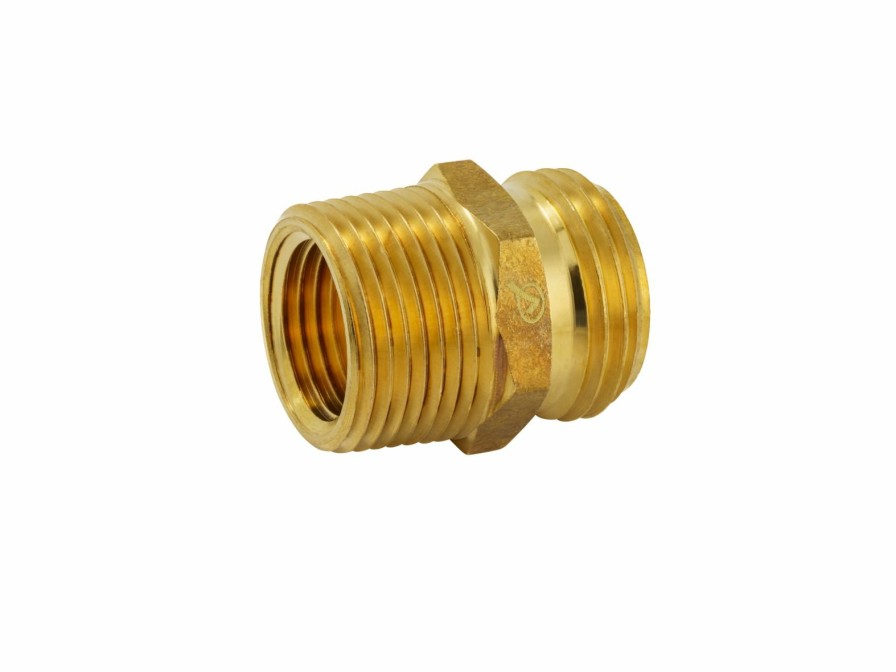 Valves, Fittings & Connectors ProLine Series Garden Hose Fittings | Brass 3/4-In Mht X 1/2-In Mip Adapter