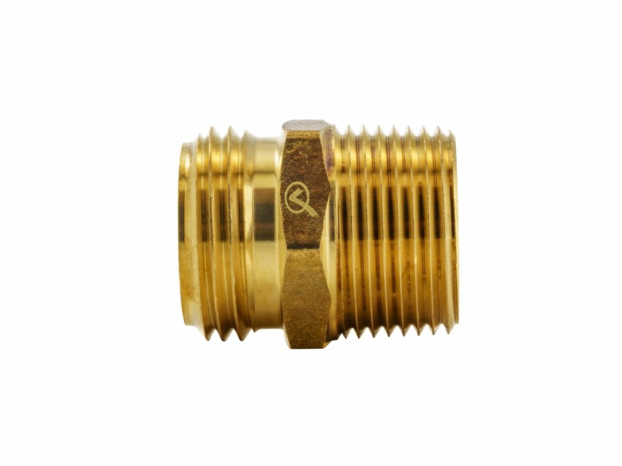 Valves, Fittings & Connectors ProLine Series Garden Hose Fittings | Brass 3/4-In Mht X 1/2-In Mip Adapter