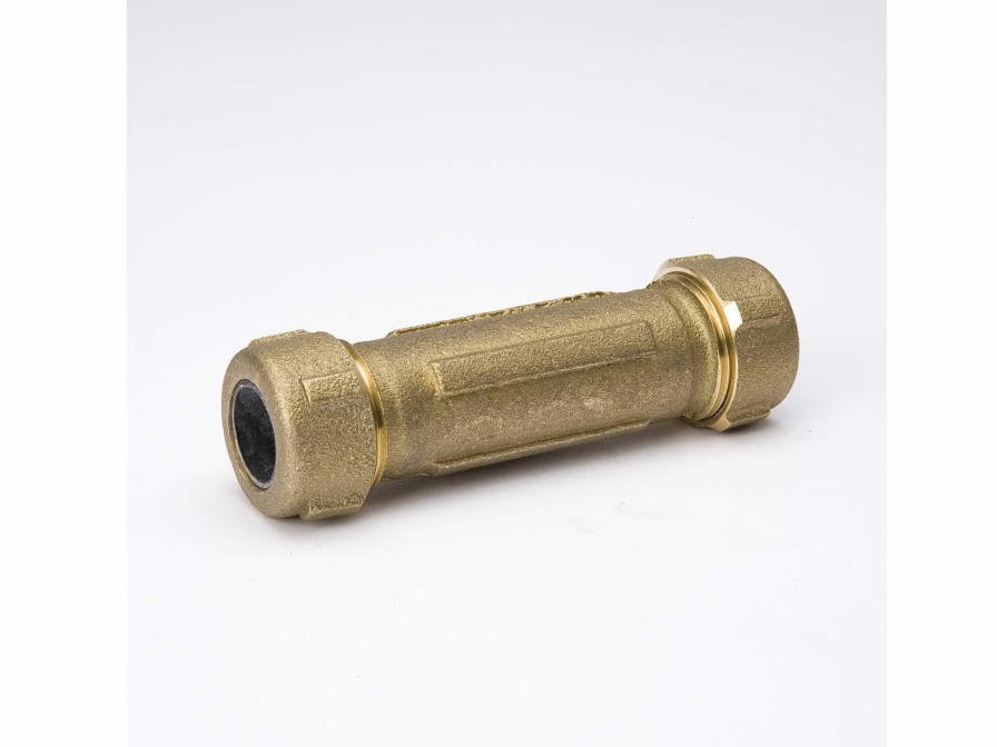 Valves, Fittings & Connectors B&K Metal | Brass 1-1/2-In Comp X 1-1/2-In Comp Compression Coupling