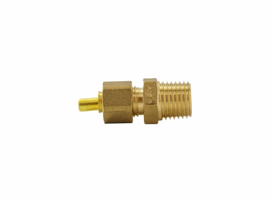 Valves, Fittings & Connectors ProLine Series Compression Fittings | Brass 1/4-In Comp X 1/4-In Mip Connector