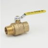 Valves, Fittings & Connectors ProLine Series Ball Valves | Brass 1-1/2-In Mip X 1-1/2-In Fip Ball Valve - Lead-Free