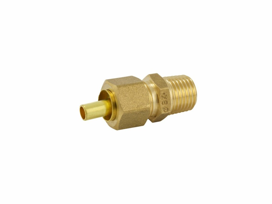 Valves, Fittings & Connectors ProLine Series Compression Fittings | Brass 3/8-In Comp X 1/4-In Mip Connector