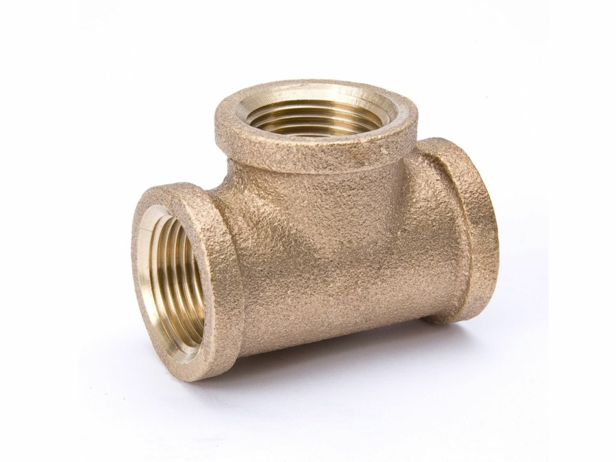 Piping Systems Southland Fittings | 1/2-In Fip Red Brass Tee