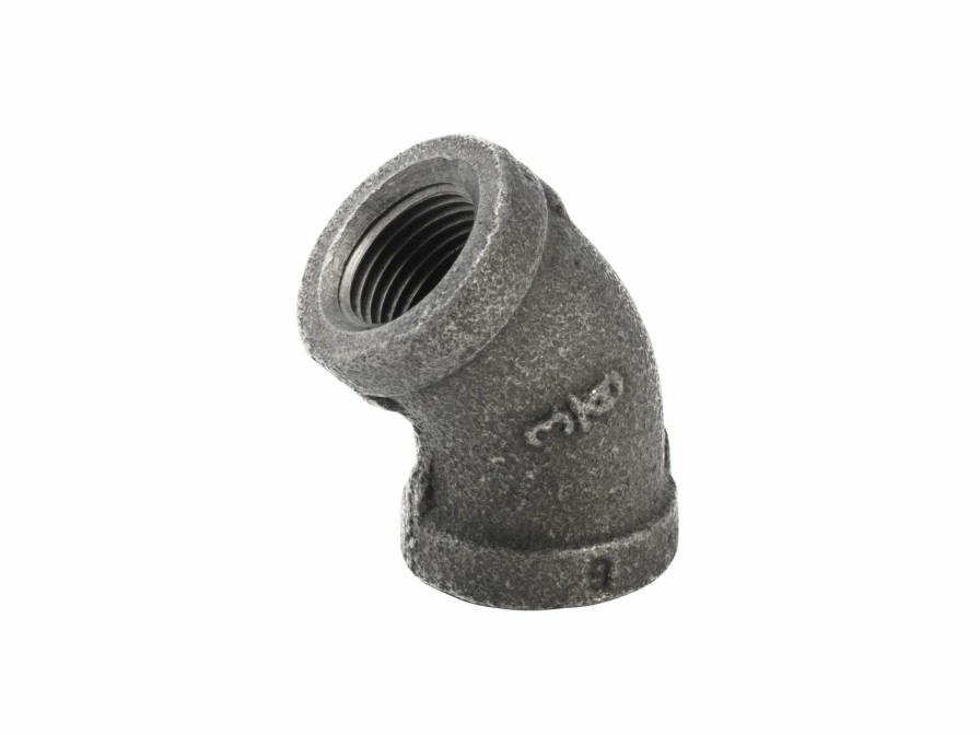 Piping Systems Southland Black Iron | 3/8-In Fip Black Iron 45-Degree Elbow - Bulk