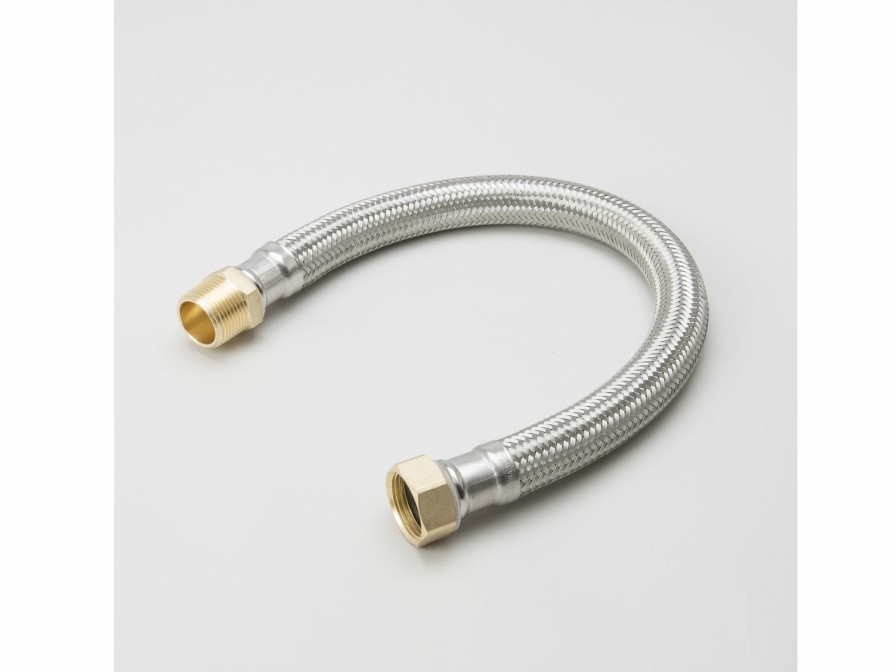 Valves, Fittings & Connectors ProLine Series Appliance Connectors | 3/4-In Mip X 3/4-In Fip X 18-In Braided Stainless Steel Water Heater Connector