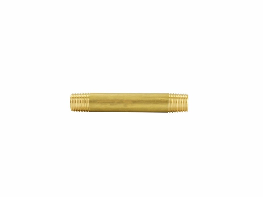 Valves, Fittings & Connectors ProLine Series Brass Fittings & Nipples | Brass 3/8-In Mip X 4-In Nipple