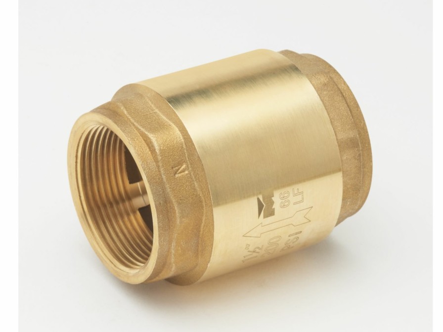 Valves, Fittings & Connectors ProLine Series Plumbing Valves | Brass 2-In Fip X 2-In Fip In-Line Check Valve - Lead-Free