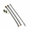 Valves, Fittings & Connectors ProLine Series Appliance Connectors | 3/4-In Fip X 3/4-In Fip X 18-In Braided Stainless Steel Gas Water Heater Connector Kit