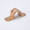 Valves, Fittings & Connectors ProLine Series Copper | Copper Coated Steel 1-In 2-Hole Strap (4-Bag)