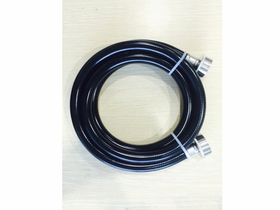 Valves, Fittings & Connectors ProLine Series Appliance Connectors | 3/4-In Fht X 3/4-In Fht X 96-In Black Rubber Washing Machine Connector