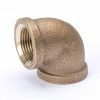 Piping Systems Southland Fittings | 3/8-In Fip Red Brass 90° Elbow