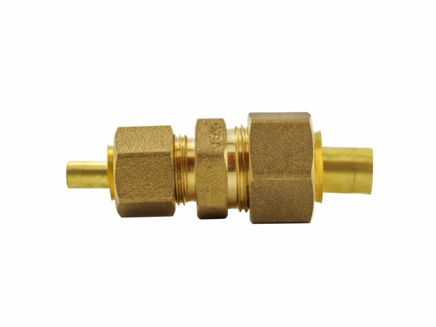 Valves, Fittings & Connectors ProLine Series Compression Fittings | Brass 1/2-In Comp X 3/8-In Comp Reducing Union