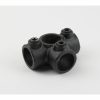 Structural Fittings & Pipe SteelTek Crosses | Black 3/4-In Cross