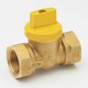 Valves, Fittings & Connectors ProLine Series Gas Valves | Brass 3/4-In Fip X 3/4-In Fip Tee Handle 1-Pc Body Gas Valve