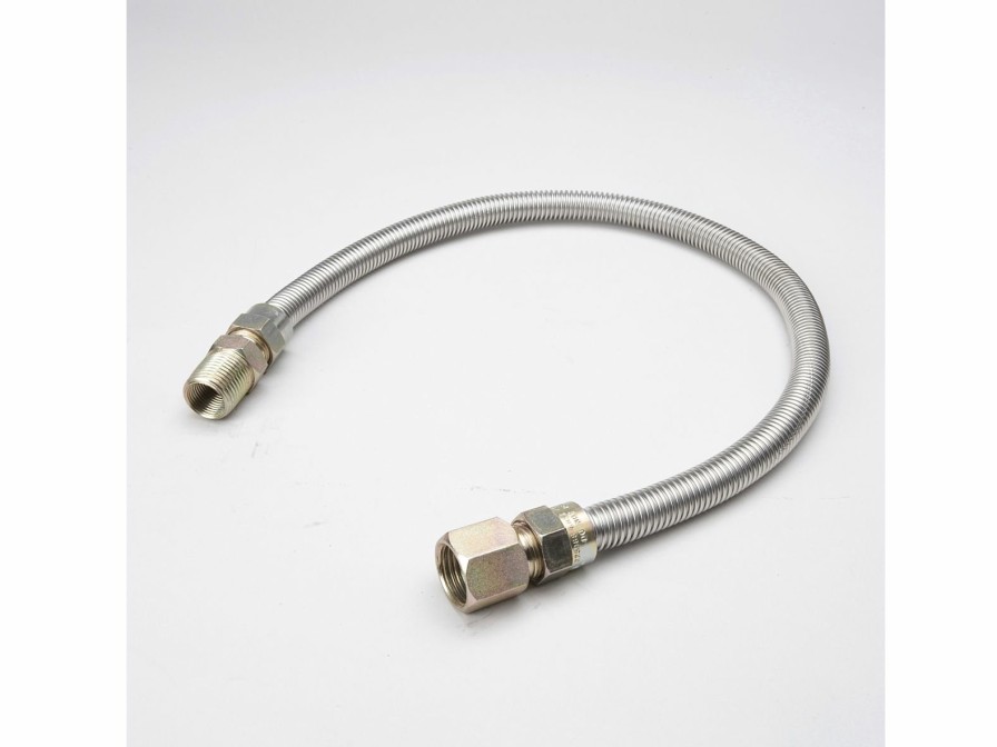 Valves, Fittings & Connectors ProLine Series Uncoated Flexible Gas Connectors | 24-In 3/8-In Id Csst Gas Connector - 1/2-In Mip X 1/2-In Fip