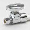 Valves, Fittings & Connectors ProLine Series Straight Stops | Chrome Plated Brass 1/2-In Fip X 3/8-In Comp Straight Stop