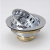 Bath & Kitchen Products B&K Drains & Strainers | Chrome Plated Cast Brass Sink Strainer 4-1/2-In Flange