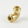 Valves, Fittings & Connectors ProLine Series Brass Push Fit | 1/2-In Pf Brass Push Fit 90 Elbow