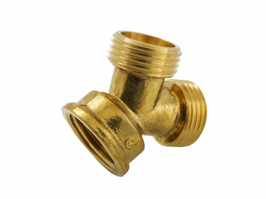 Valves, Fittings & Connectors ProLine Series Garden Hose Fittings | Brass 3/4-In Fht X 3/4-In Mht X 3/4-In Mht Wye