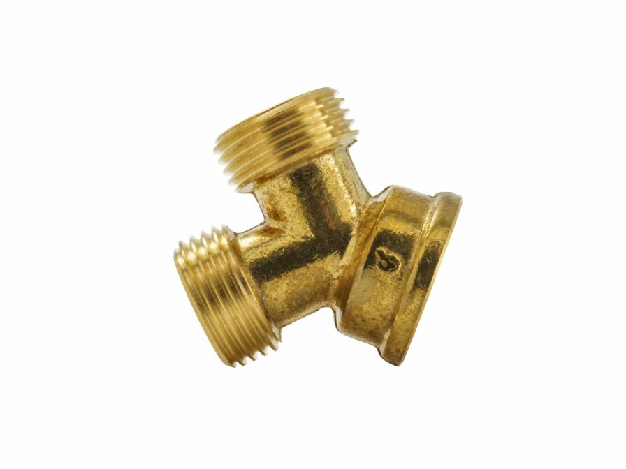 Valves, Fittings & Connectors ProLine Series Garden Hose Fittings | Brass 3/4-In Fht X 3/4-In Mht X 3/4-In Mht Wye