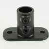 Structural Fittings & Pipe SteelTek Flanges | Black 3/8-In Standard Rail Flange