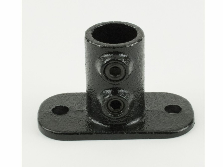 Structural Fittings & Pipe SteelTek Flanges | Black 3/8-In Standard Rail Flange